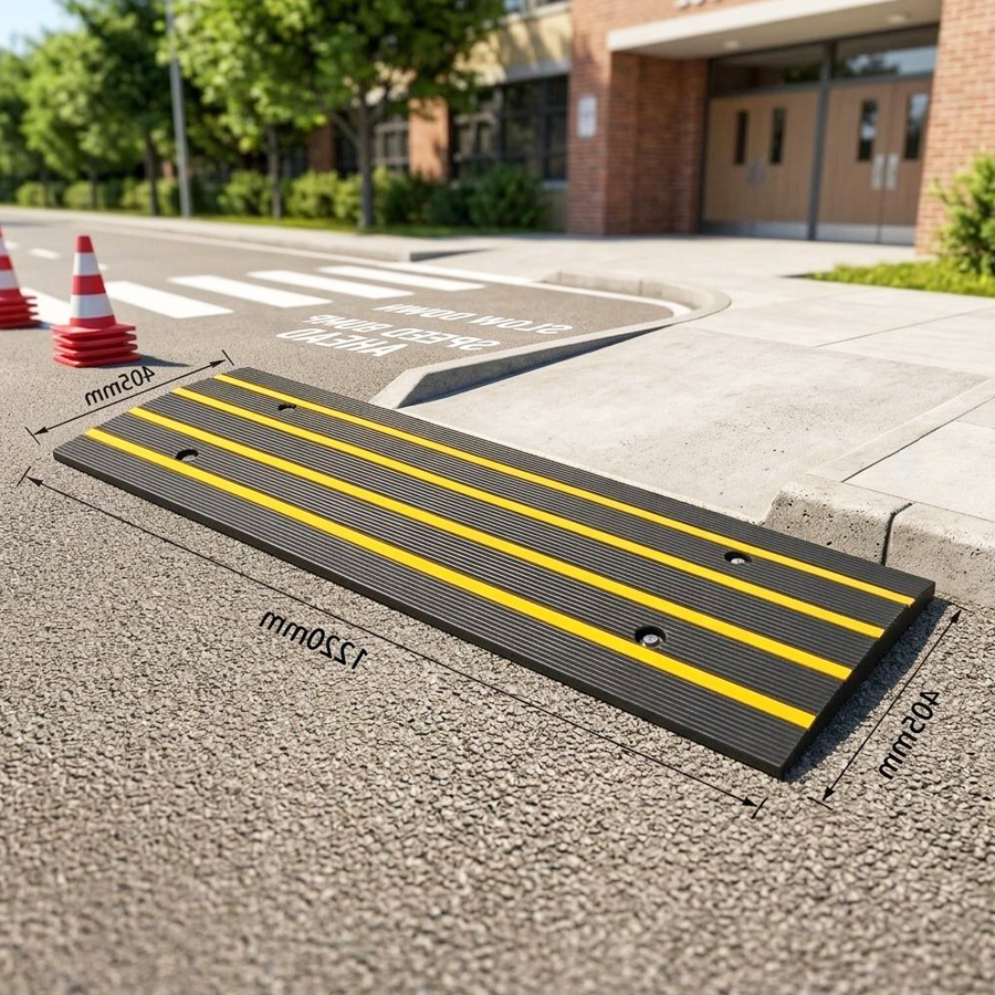 Heavy Duty Driveway Curb Ramp for Car Garage