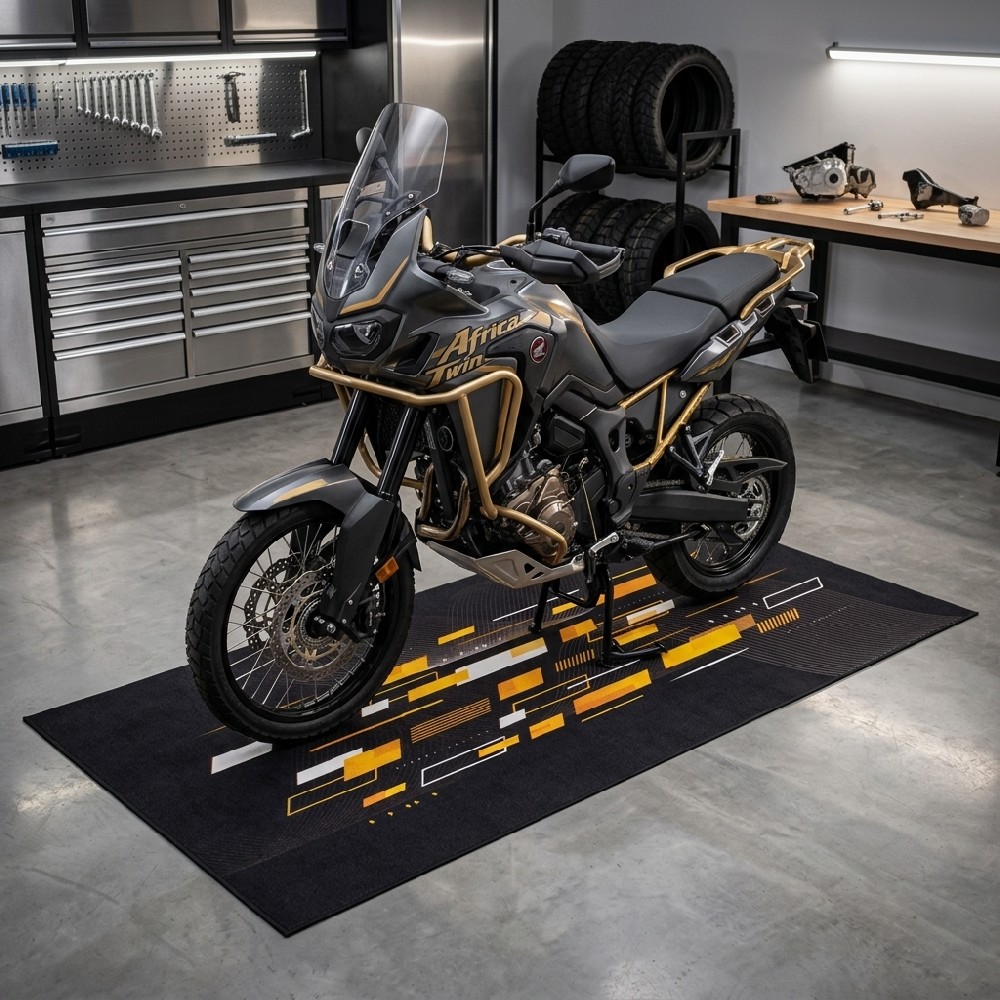 Motorcycle Mat Garage Floor Rug