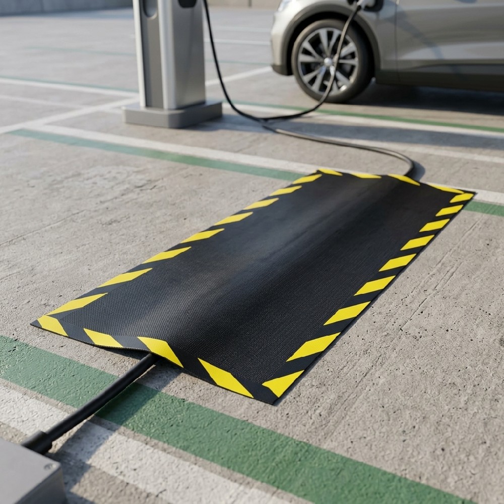 Cable Safety Mat for Outdoor Use